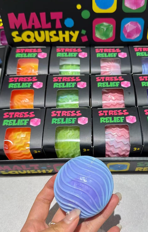 Mochi Melt Wave Ball Malt Squishy