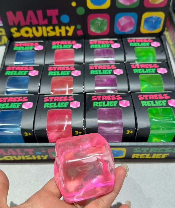 Mochi Melt Jelly Malt Squishy Cube